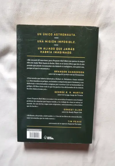 Libro Proyecto Hail Mary de Andy Weir - miniatura 2