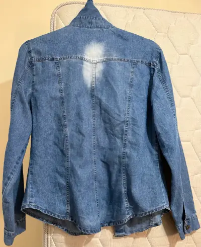 Chaqueta de mezclilla azul - miniatura 2