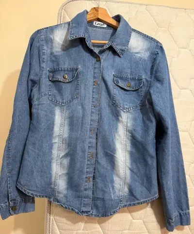 Chaqueta de mezclilla azul - miniatura 3