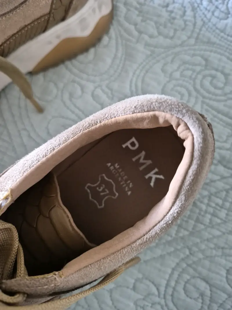 Zapatillas doradas PMK - 3
