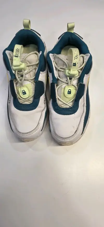 Zapatillas niña deportivas blanco y verde - miniatura 2
