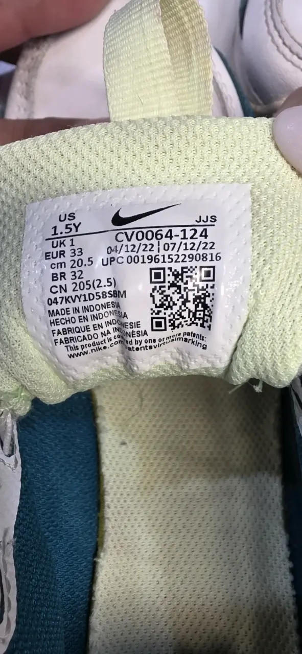 Zapatillas niña deportivas blanco y verde - 3