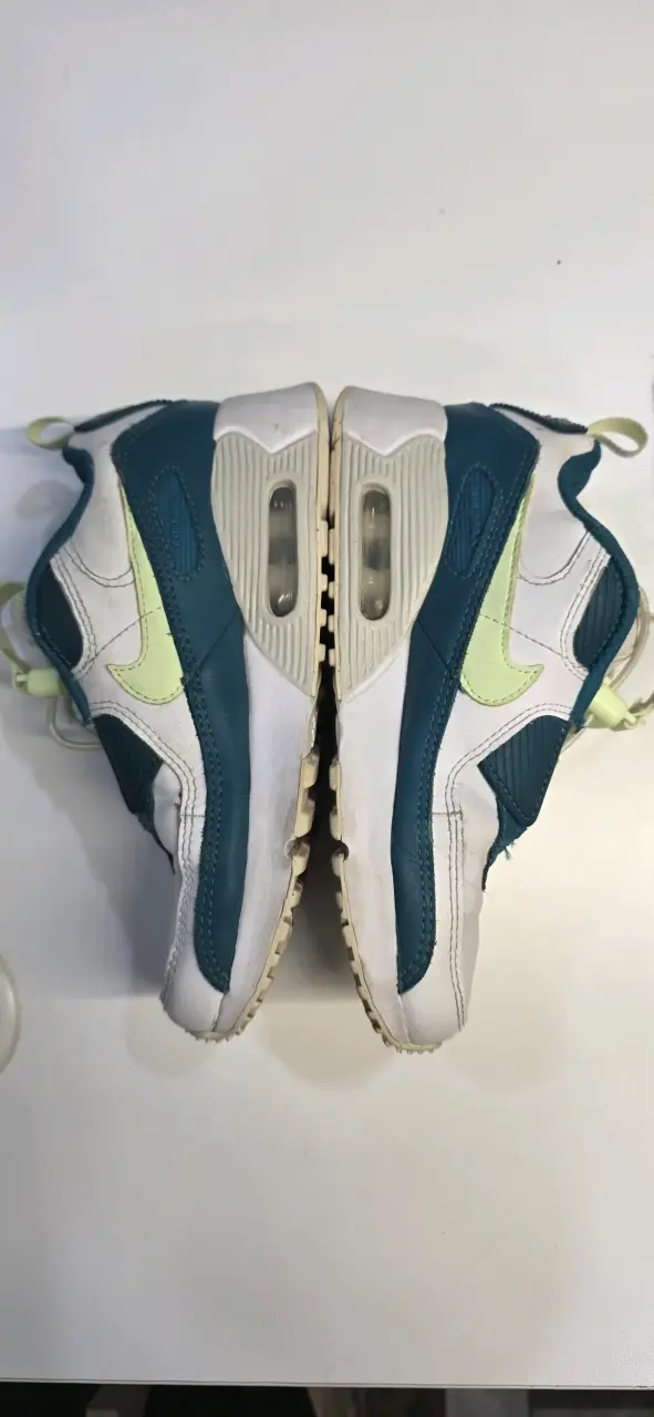 Zapatillas niña deportivas blanco y verde - 4