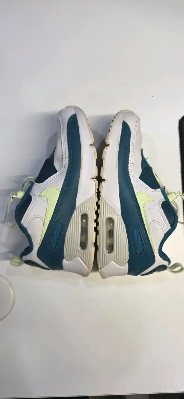 Zapatillas niña deportivas blanco y verde - 5