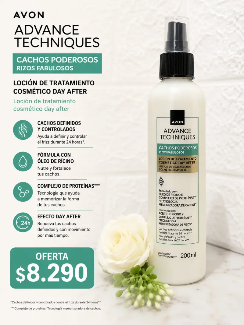 Loción Rizos Avon Advance Techniques