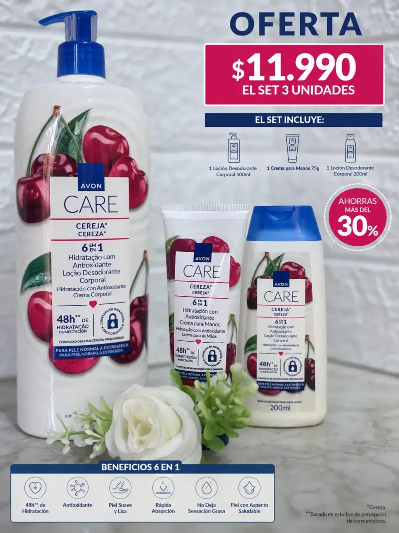 Set de cuidado corporal Avon Care