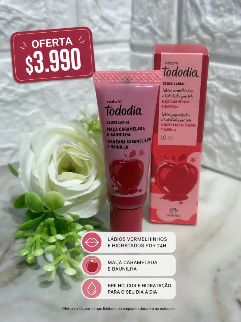 Gloss labial Natura Tododia