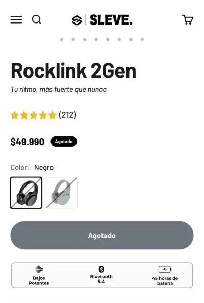 Audífonos Sleve Rocklink 2Gen - miniatura 2