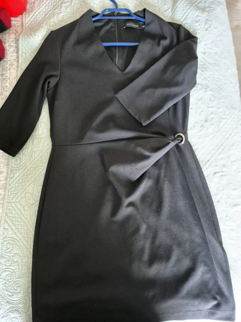Vestido negro de oficina - 1
