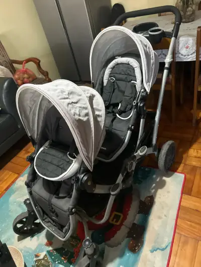 Coche doble de bebé Infanti - miniatura 3