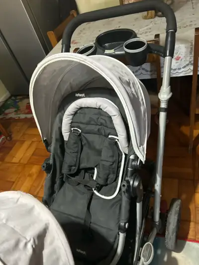 Coche doble de bebé Infanti - miniatura 4