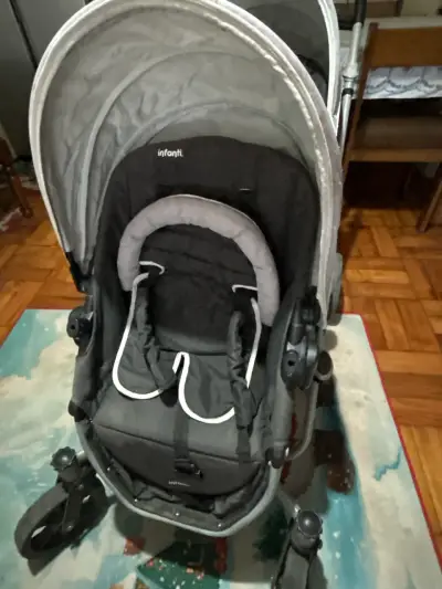 Coche doble de bebé Infanti - miniatura 5