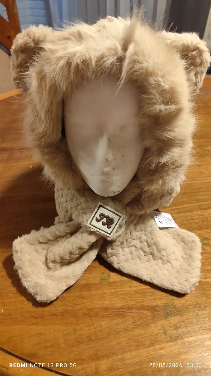 Gorro orejas polar blanco - 4