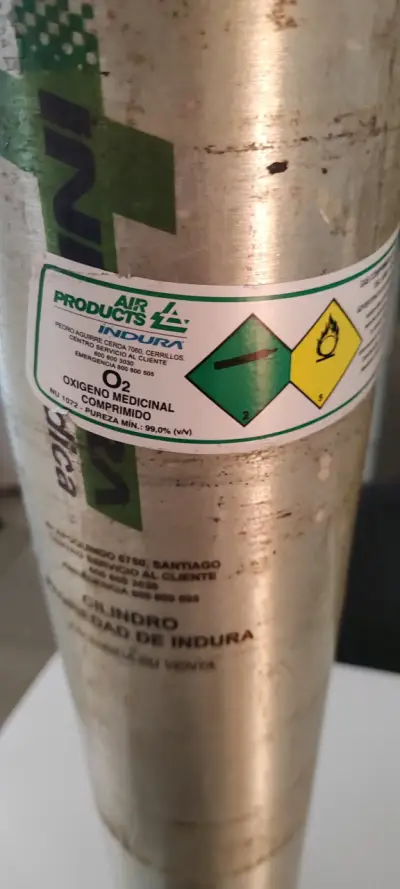 Cilindro de oxígeno medicinal - miniatura 1