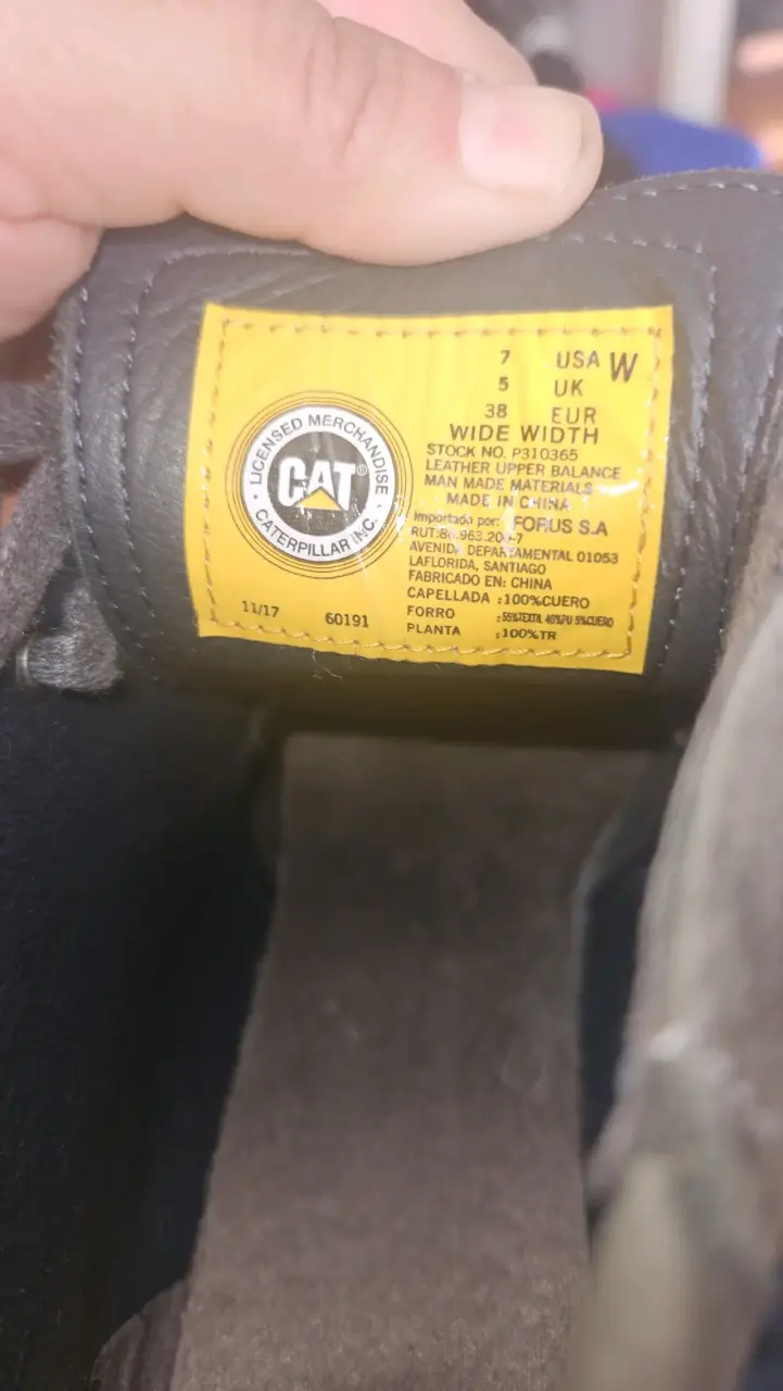 Botines de taco Caterpillar t38 - 2