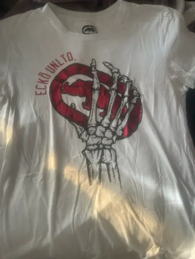Polera blanca con estampado Ecko Unltd - miniatura 1