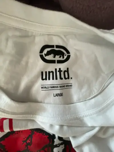 Polera blanca con estampado Ecko Unltd - miniatura 3