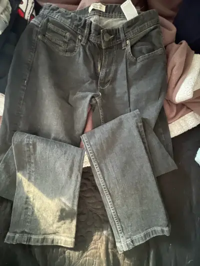 Jeans negros de mezclilla - miniatura 1