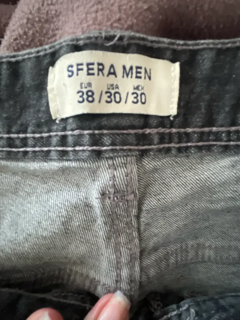 Jeans negros de mezclilla - 3