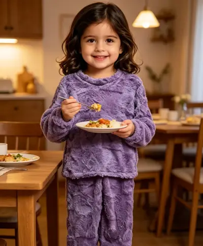 Pijama invierno de niña talla 2 - miniatura 2