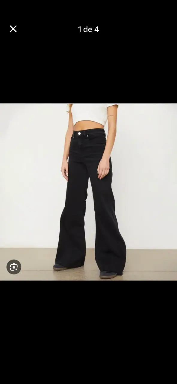 Jeans wide leg americanino talla 40 - 1