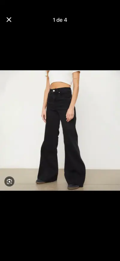 Jeans wide leg americanino talla 40 - miniatura 1