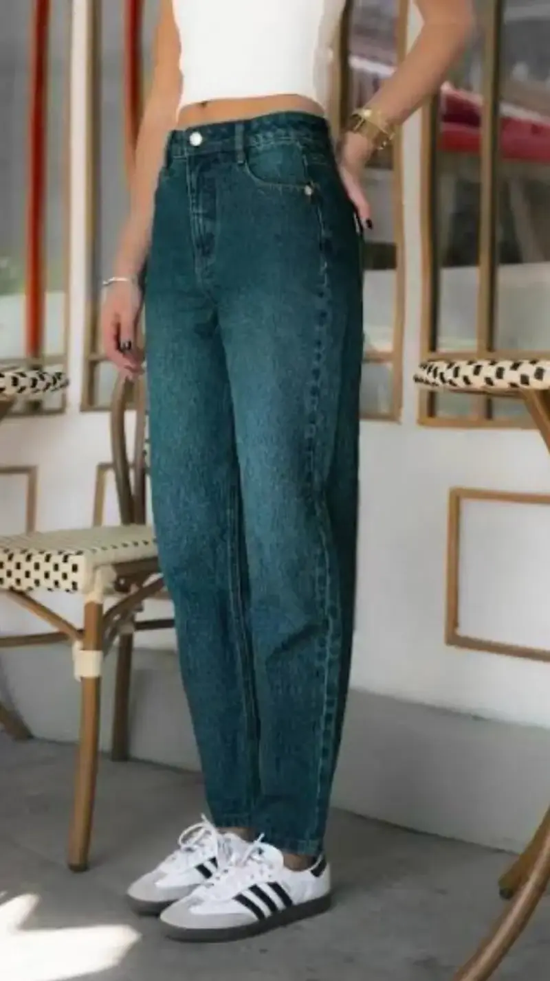 Jeans Raindoor de tiro alto talla 36 - 1