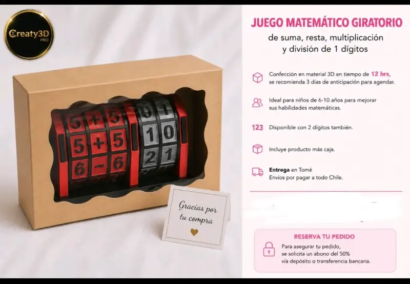Ábaco matemático infantil - 2
