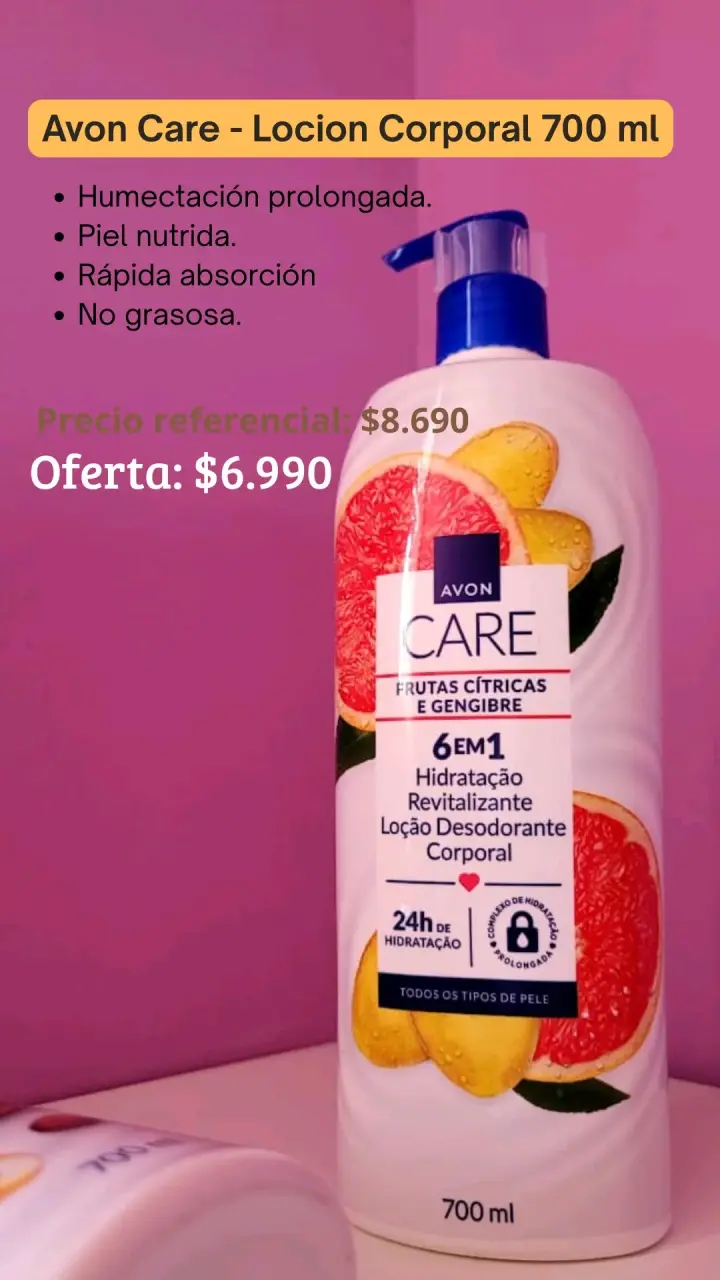 Loción Corporal Avon Care 700 ml