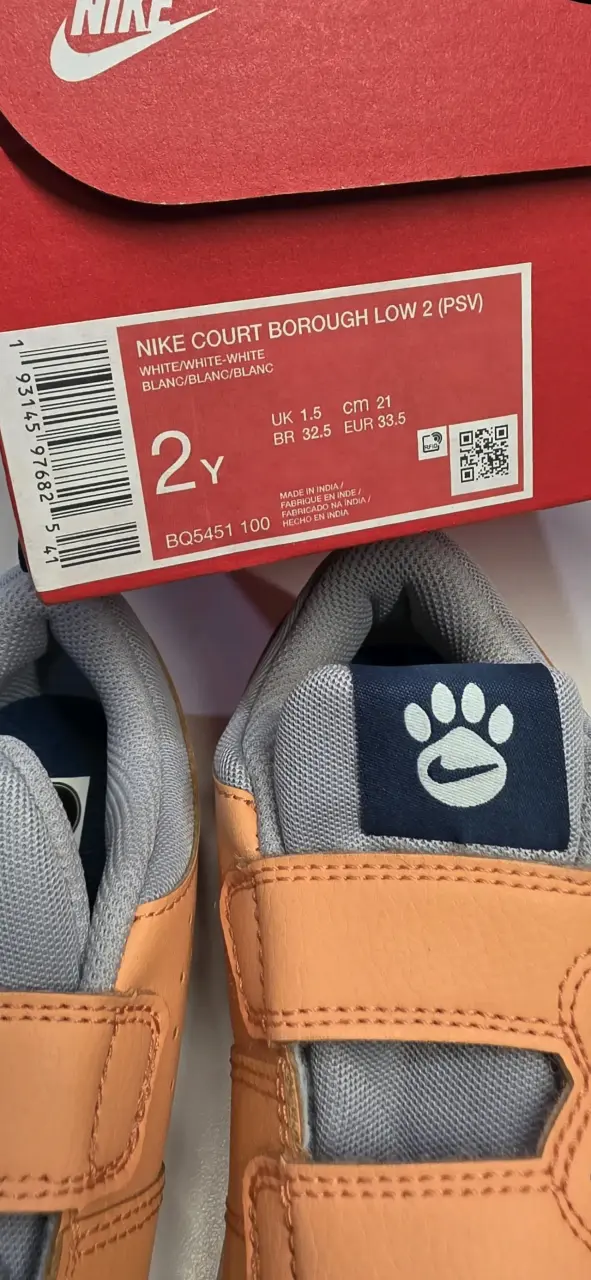 Zapatillas infantiles naranjas Nike - 2
