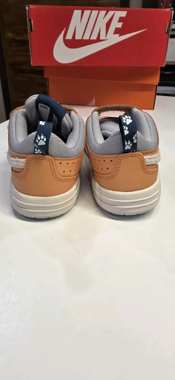 Zapatillas infantiles naranjas Nike - 5