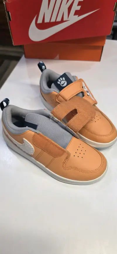 Zapatillas infantiles naranjas Nike - miniatura 6