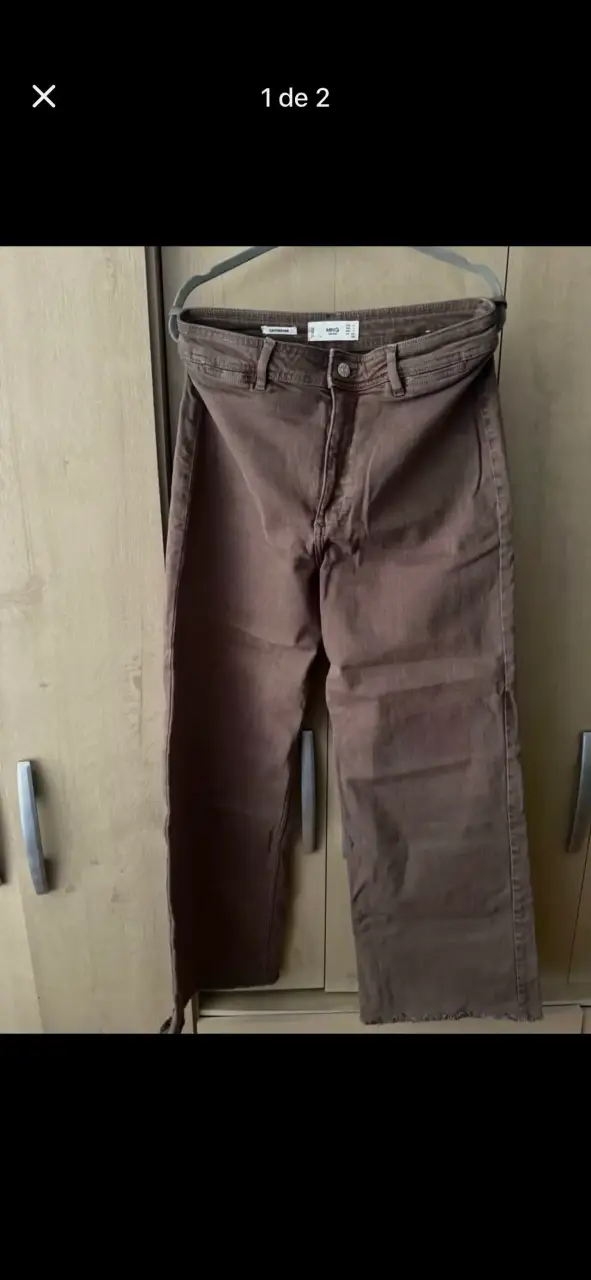 Pantalones marrones de mujer talla 40