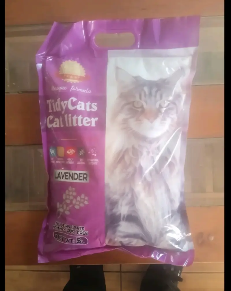 Arena para gatos Tidy Cats lavanda