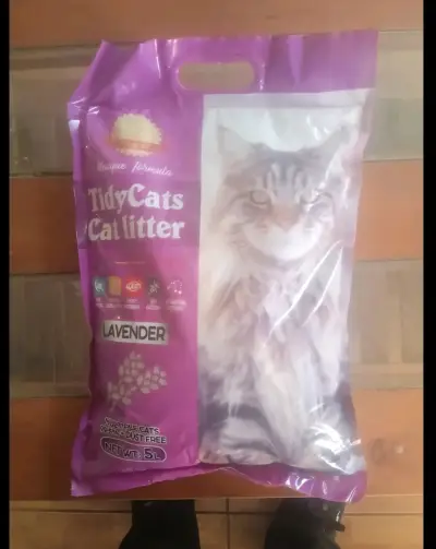 Arena para gatos Tidy Cats lavanda - miniatura 1