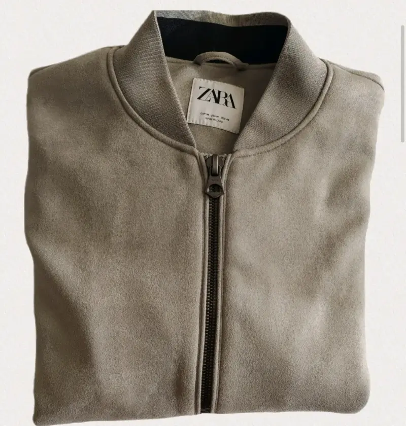 Chaqueta Zara gris - 1