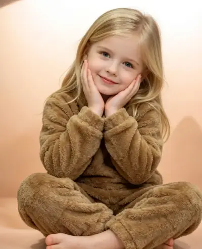 Pijama polar para niños talla 4 - miniatura 1