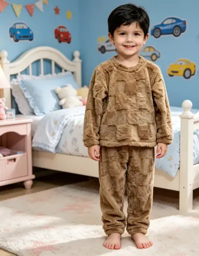 Pijama polar para niños talla 4 - miniatura 3