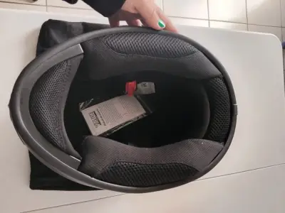 Casco moto Rappi negro - miniatura 2