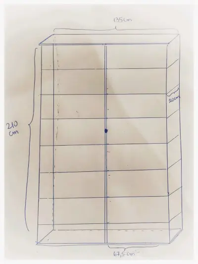 Vitrina de vidrio y aluminio para bazar - miniatura 4