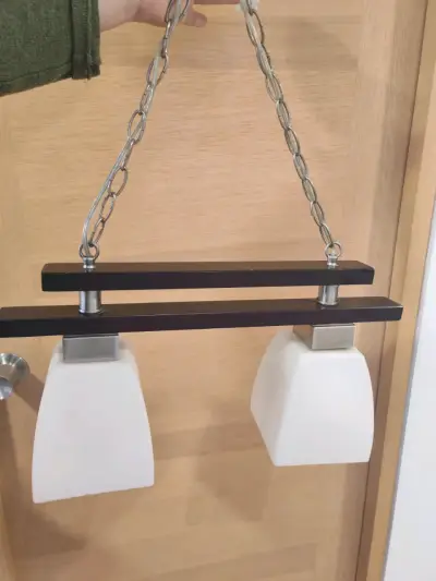 Lámpara colgante doble moderna - miniatura 1