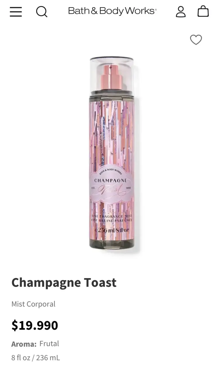 Body mist Champagne Toast - 3