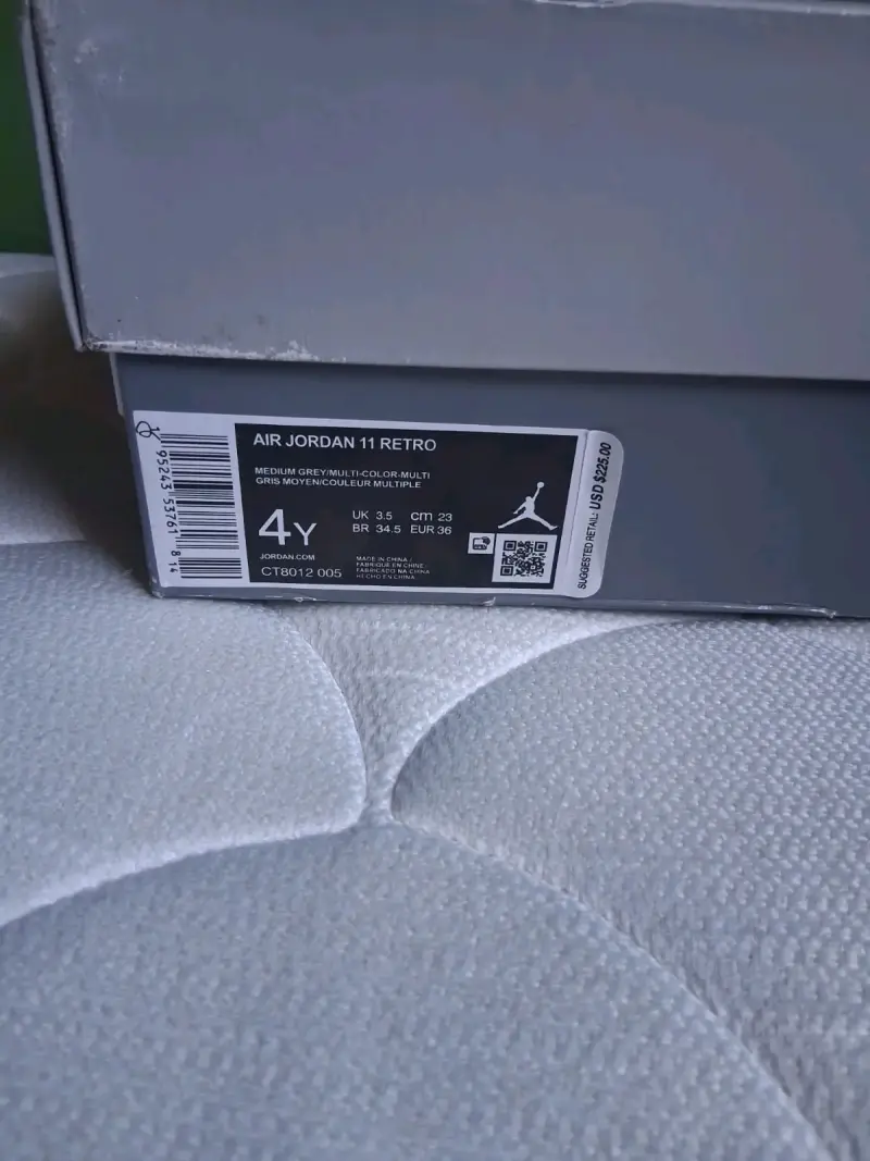 Jordan 11 cool grey calidad pk - 2
