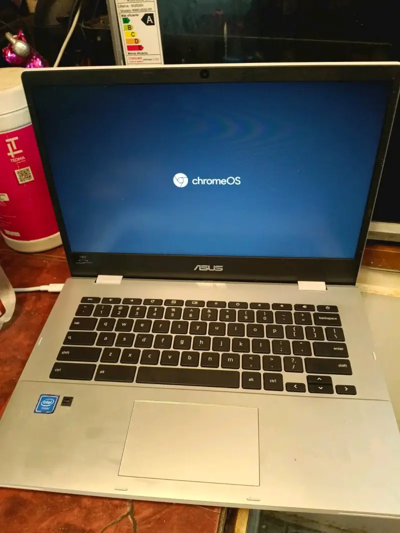 Chromebook Asus gris plata - 1