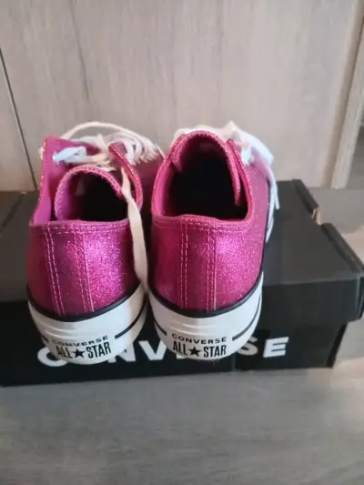 Zapatillas Converse glitter rosas - miniatura 4