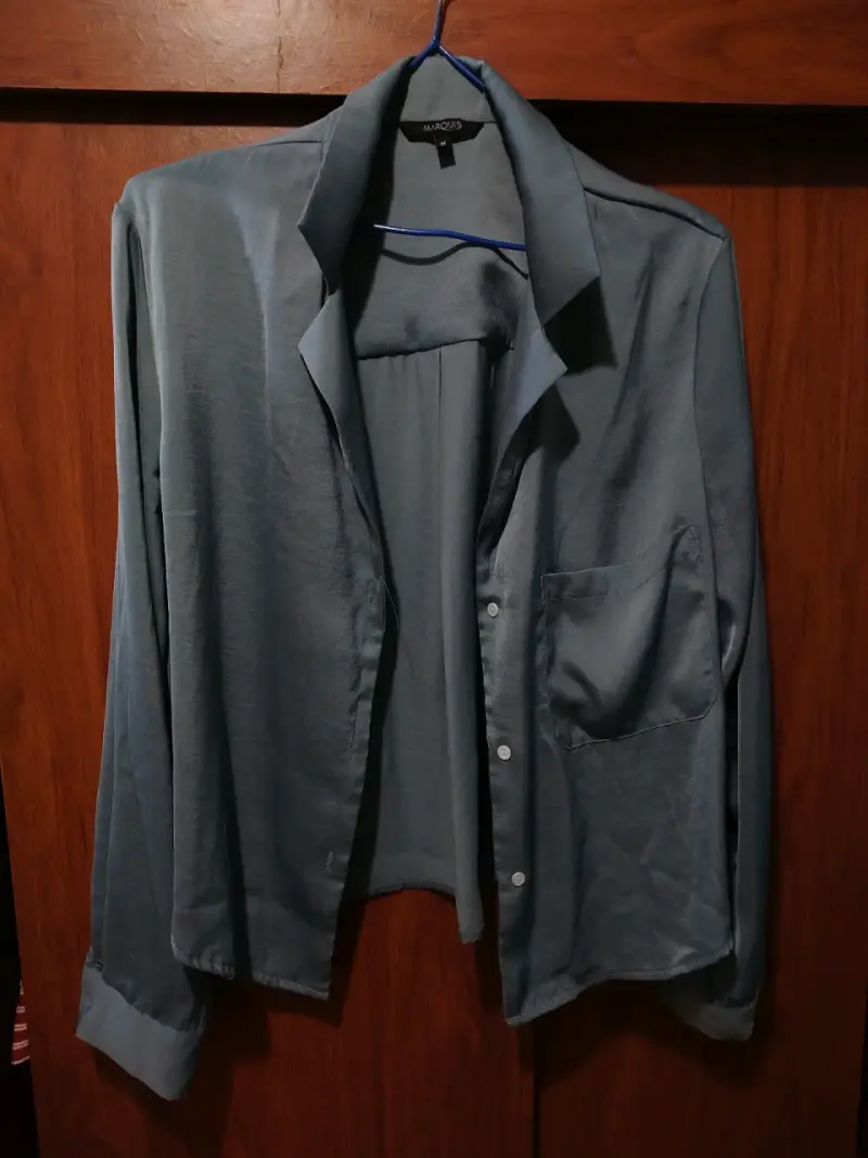 Camisa azul marca Marquis - 3