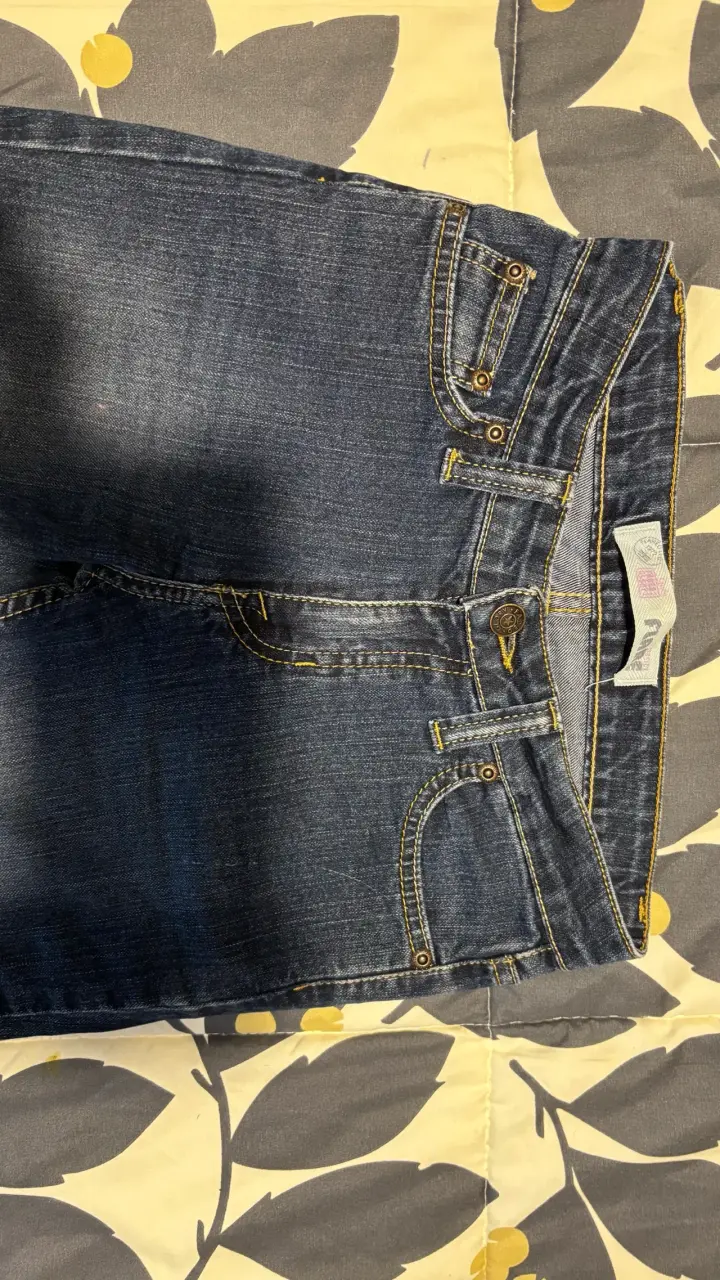 Jeans flare azules de mezclilla - 3