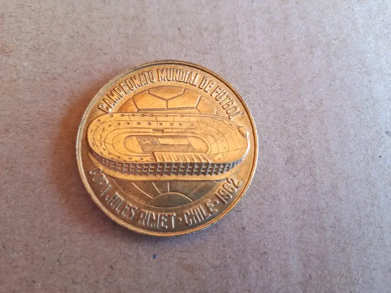MEDALA Mundial CHILE 1962 ORIGINAL IMPECABLE - 1