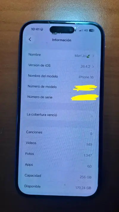 iPhone 16 azul 256 GB en excelente estado - miniatura 6