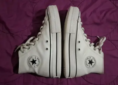 zapatilla converse blancas - miniatura 1